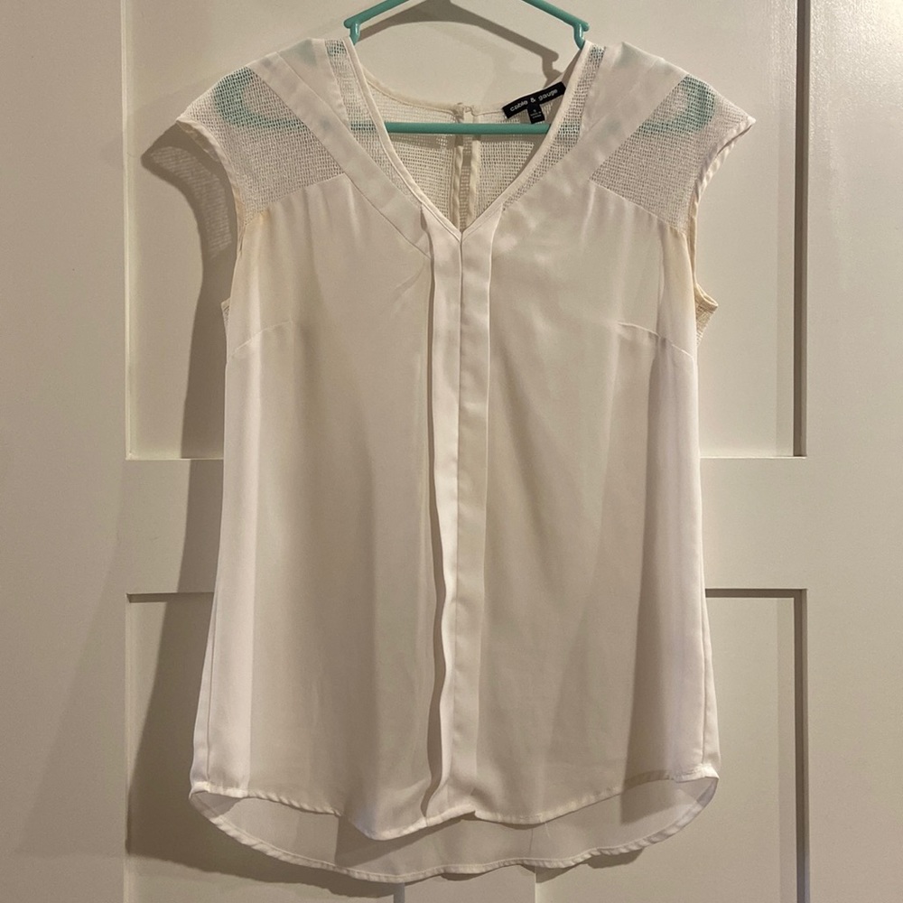 Cable & Gauge white dress shirt size S